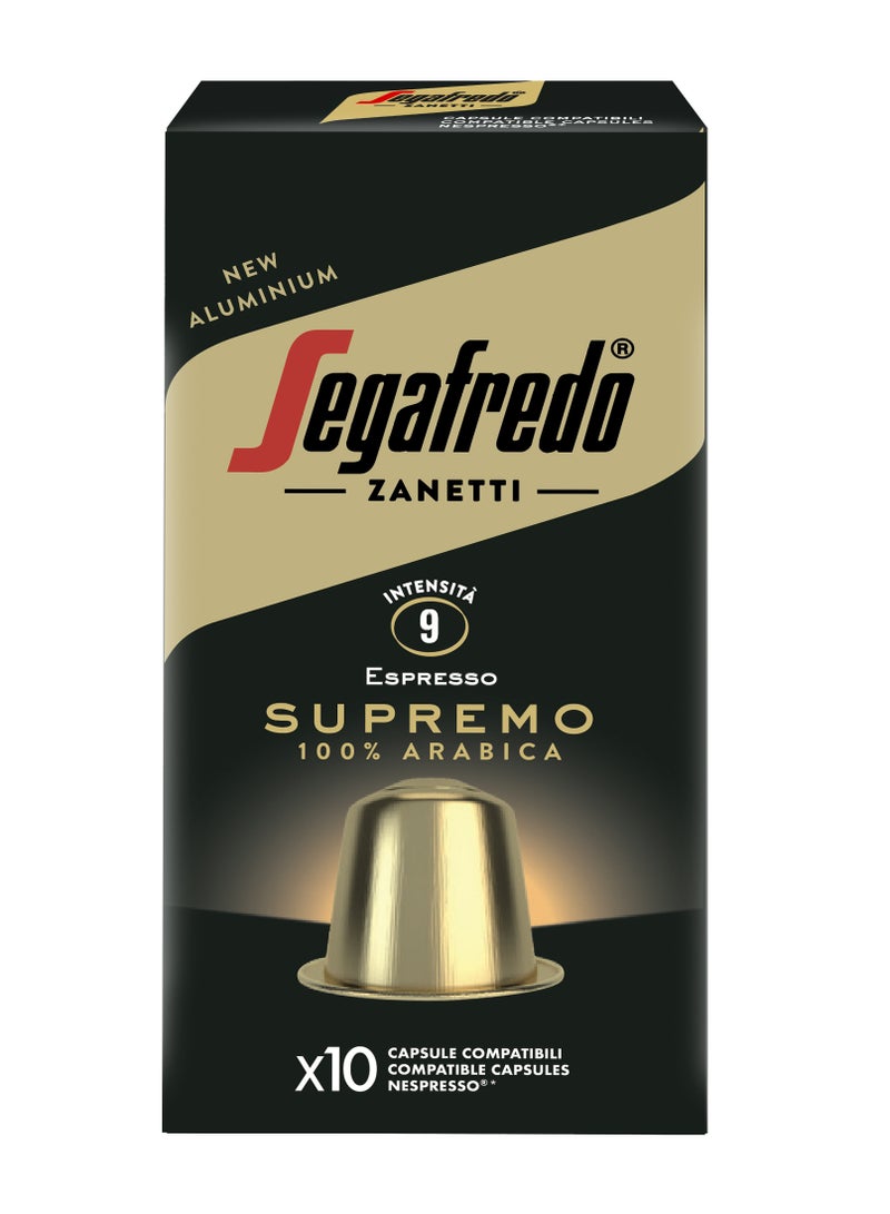 Segafredo كبسولات قهوة ألمنيوم متوافقة مع نسبرسو من سوبرمو - Image 1