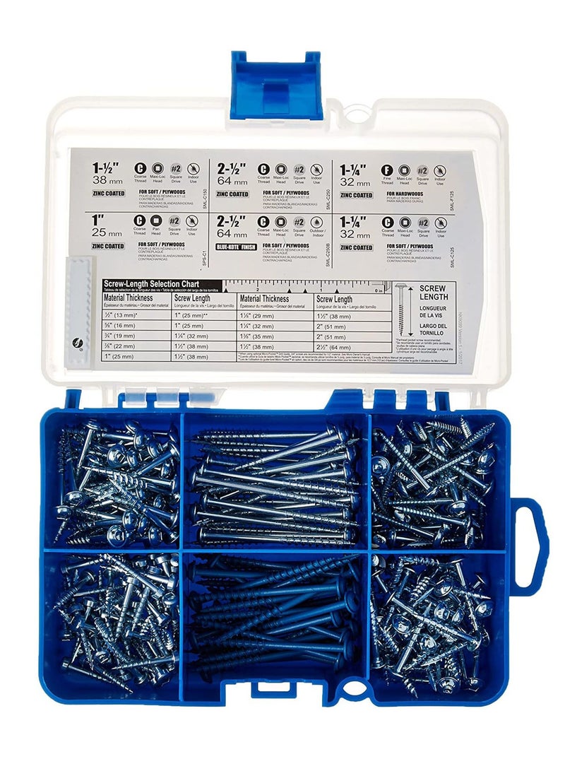 Kreg Starter Screw Kit 260pcs