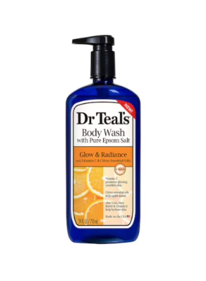 دكتور تيل غسول الجسم بملح إبسوم وفيتامين سي وزيوت الحمضيات 710 مل - Image 3