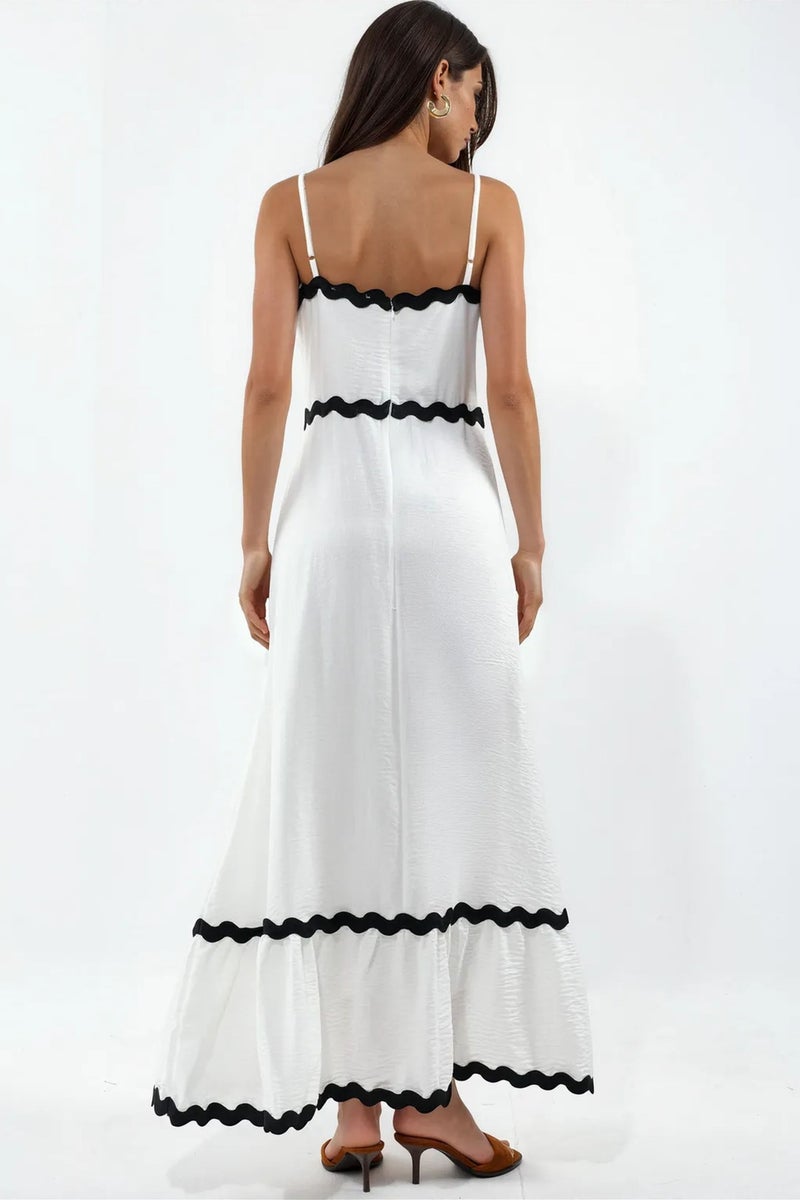 Jennyfer Strapless Linen Maxi Dress - Image 3