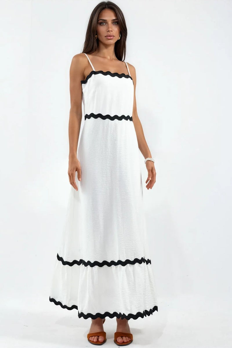 Jennyfer Strapless Linen Maxi Dress - Image 1