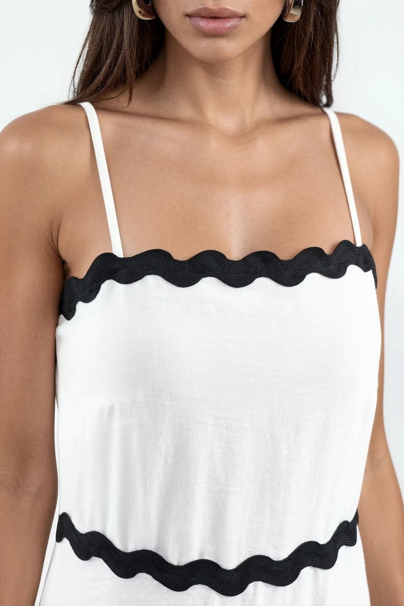 Jennyfer Strapless Linen Maxi Dress - Image 4