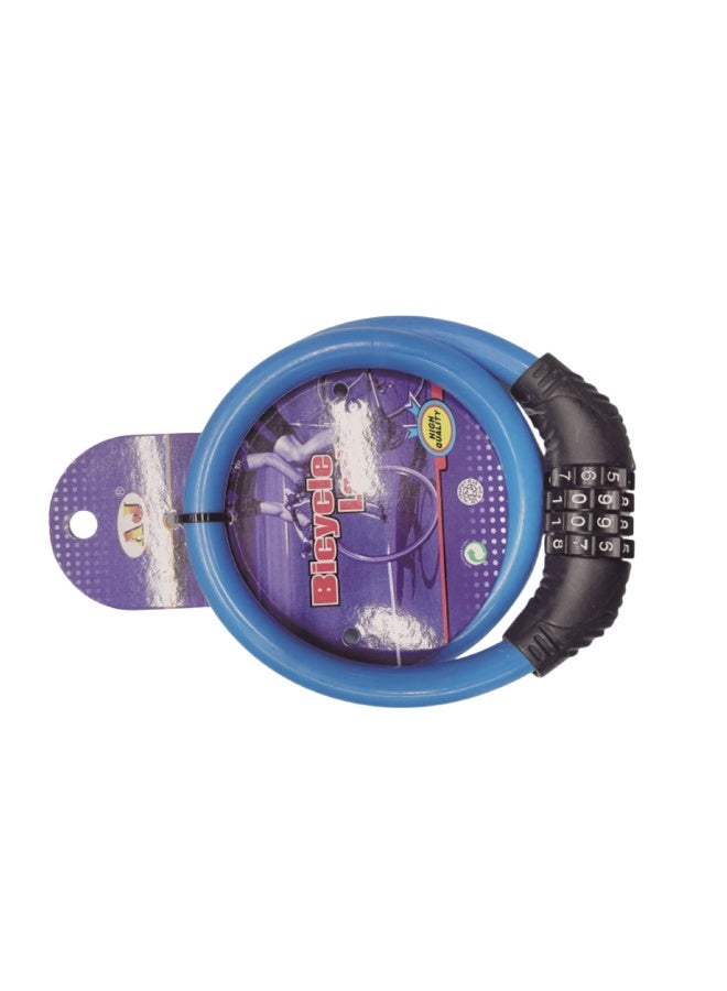 هويتك قفل دراجة هوائية بأربعة أرقام، مقاس 12 مم × 65 سم، مضاد للسرقة، مناسب للدراجات والسكوتر - Image 3