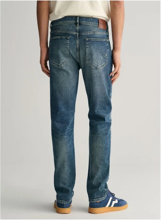 غانت Gant Regular Fit Vintage Wash Jeans