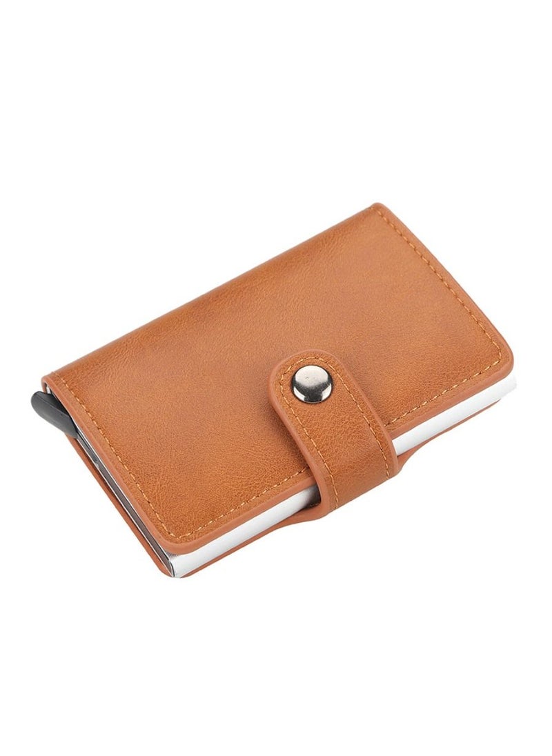 baellerry Stylish Automatic Popup Bank Credit Business ID Card Holder For Women Men Protection Case Unisex  - Image 1