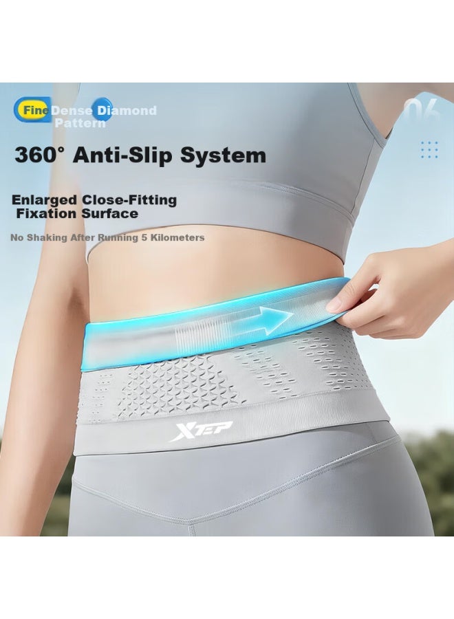 Xtep Waist Support Belt Running Sports Waist Bag Lumbar Disc Herniation Waist Muscle Strain Uni Phone Holder Cycling Waist Pack - Image 4