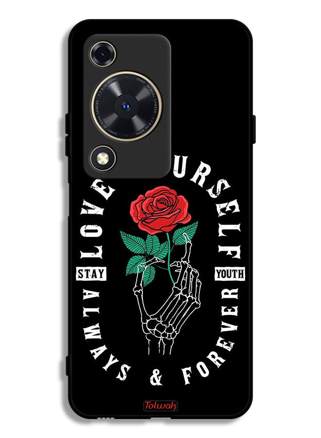 Tolwak Huawei Nova Y72S Protective Case Cover Love Yourself Always