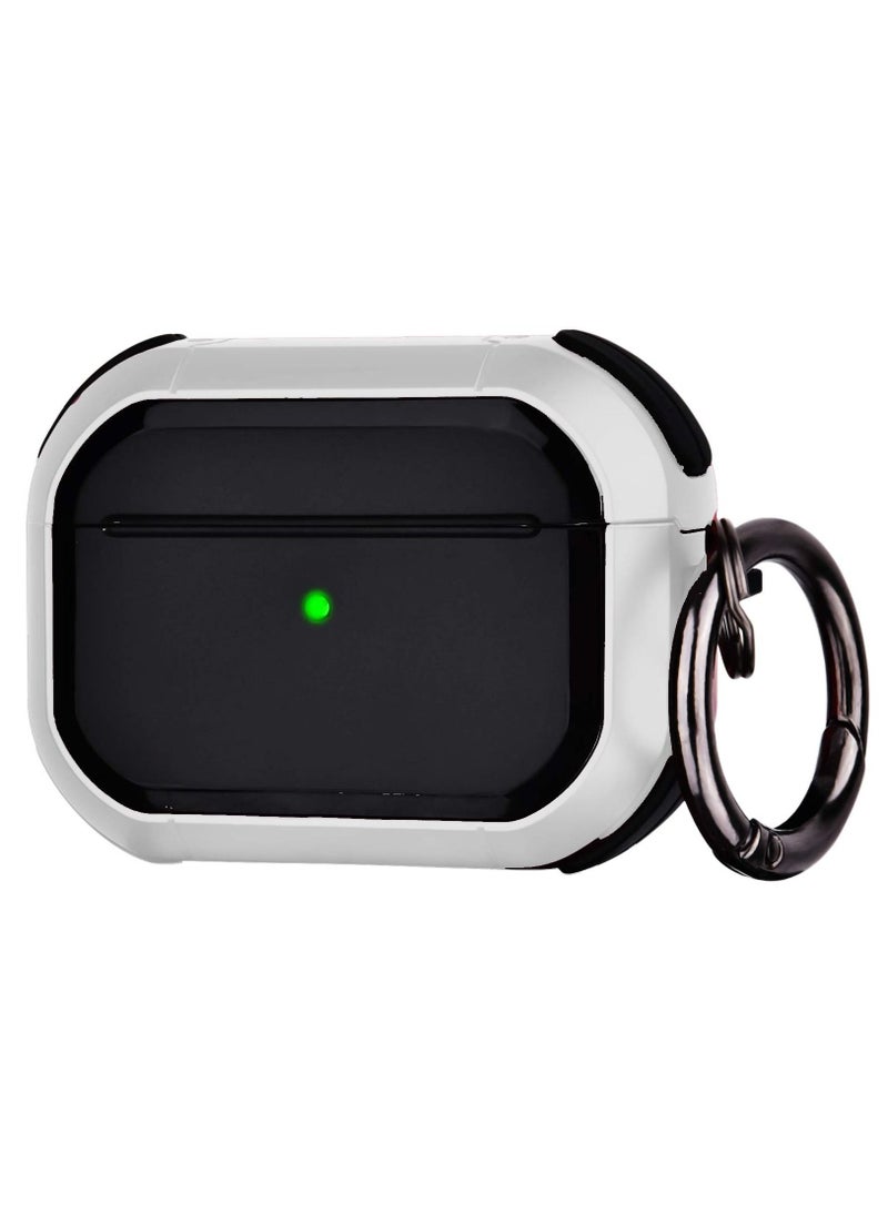 Generic Rugged Armor Designed for Airpods Pro 2nd Generation Case (2022) Airpods Pro 2 Case Cover with Carabiner  - Image 1