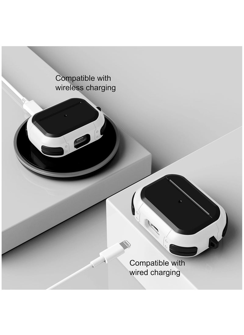 Generic Rugged Armor Designed for Airpods Pro 2nd Generation Case (2022) Airpods Pro 2 Case Cover with Carabiner  - Image 3