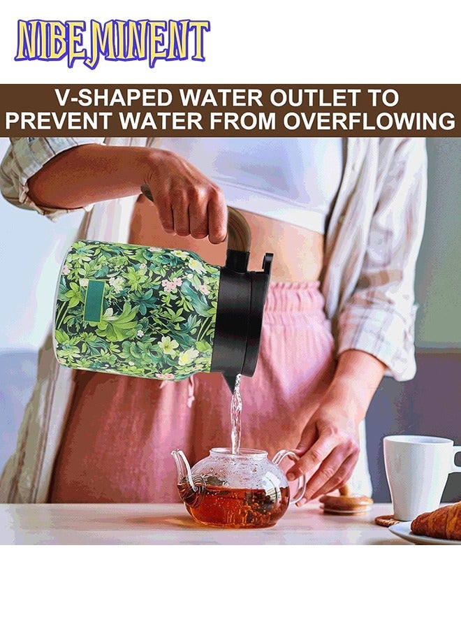 NIBEMINENT 800ML Stainless Steel Flower Theme Tea Infuser, High Capacity Tea Water Separation Pot for White Tea Steeping  - Image 4