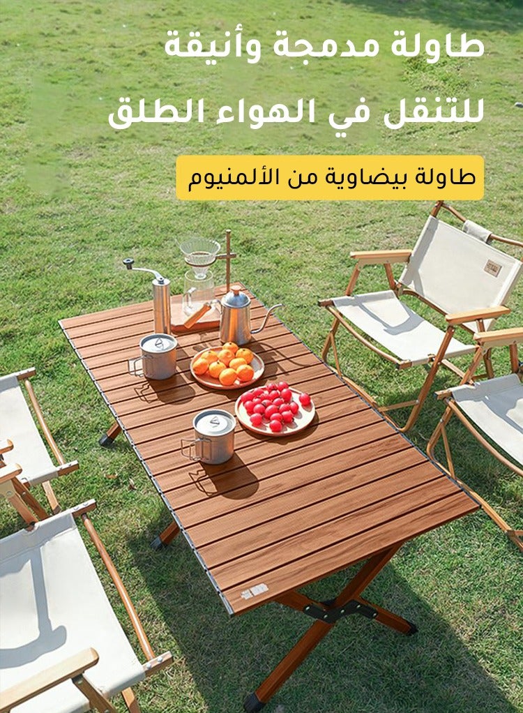 Folding Camping Table Portable Picnic Table for Outdoor Camping Picnic 120*60*45cm - Image 2
