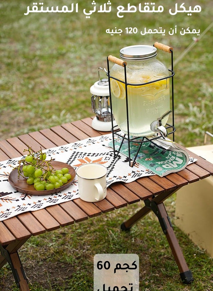 Folding Camping Table Portable Picnic Table for Outdoor Camping Picnic 120*60*45cm - Image 4