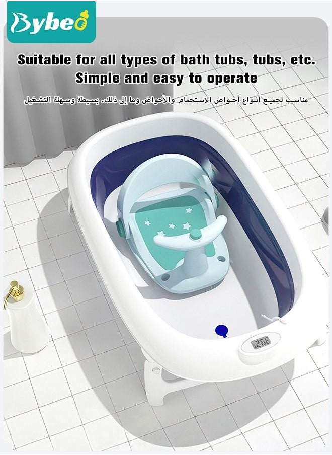 Bybeo Baby Bath Seat With Shower Gift Set, Infants Bathtub Seats, Sit up Shower's Chair for Babies 6 Months & Up, Non-Slip Soft Mat, Secure Suction Cups  - Image 3