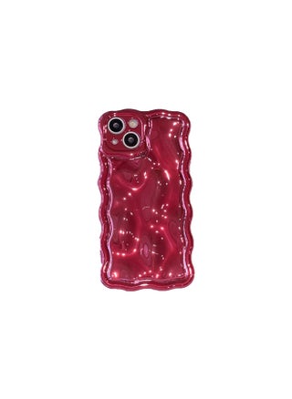 Solid Color Electroplated Water Corrugated IPhone16promax Phone Case Apple 15/14 16e Advanced Sense-Color:xym Wave Meteorite Plating Rose Red-Applicable Model:15 (without Packaging) - pzsku/Z6C1EA8D8CD563372318BZ/45/_/1742366461/cbf65118-cddf-4bd6-b340-4881a4f06aba
