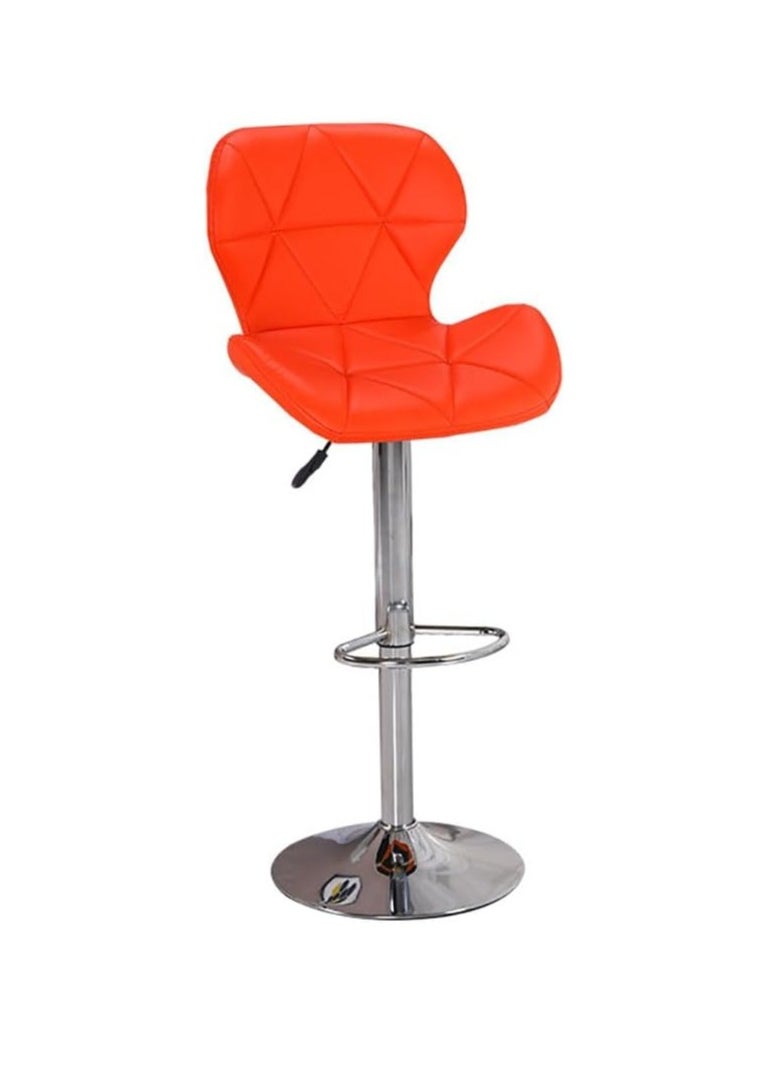 Generic - Bar Stool,Swivel Bar Chair with Back,PU Leather Adjustable Counter Height Bar Stools,Breakfast Barstools with Footrest for Home Kitchen Island - Image 1