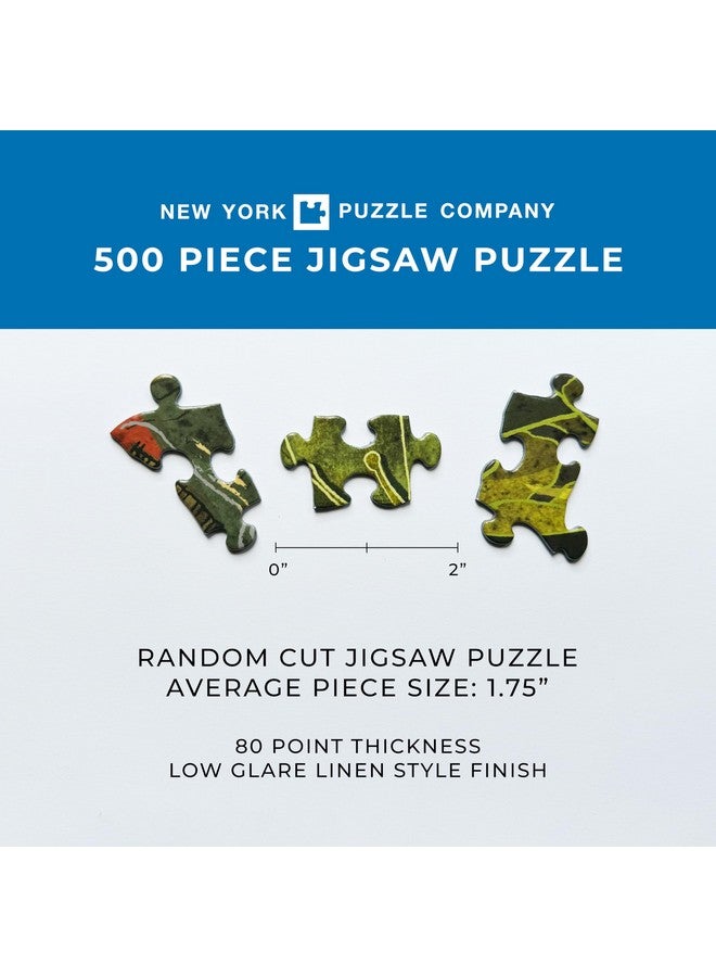 New York Puzzle Company - Harry Potter Book Cover Collage - 500 Piece Jigsaw Puzzle for Adults by Mary GrandPré - Image 4