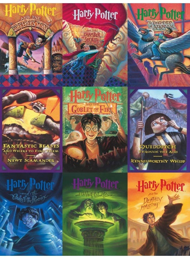 New York Puzzle Company - Harry Potter Book Cover Collage - 500 Piece Jigsaw Puzzle for Adults by Mary GrandPré - Image 2