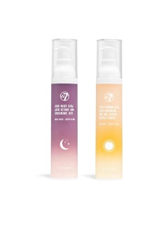 W7 W7 Good Morning & Good Night Glow Face Cream - 2 Pack - Hydrating & Repairing Skincare Set 