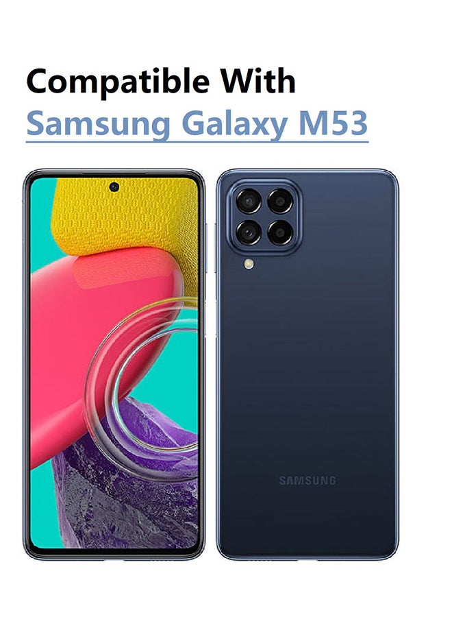 O Ozone Tempered Glass Screen Protector Compatible for Samsung Galaxy M53 5G 2 Per Pack Full Coverage 9H Hardness Shock Proof Anti-Scratch Screen Guard - Image 2