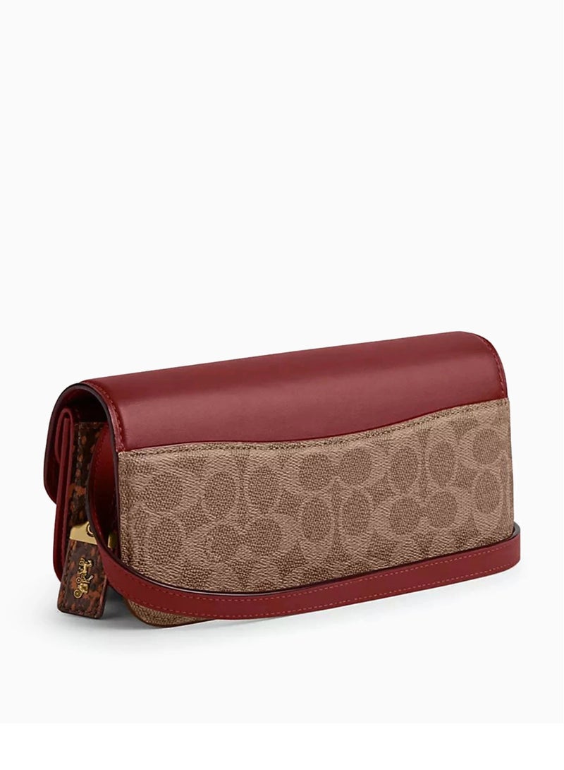 coachoutlet Idol 23 Shoulder Bag in Leather & Snakeskin - Image 2