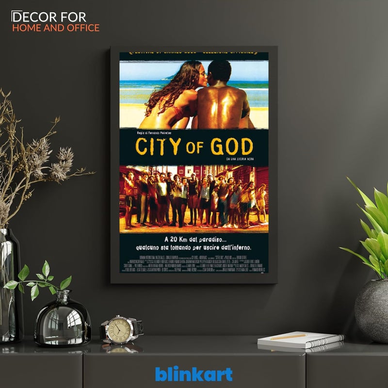 BLINKART BLINKART Aesthetic City of God 2002 Movie Photo Frame Album Poster Wall Art Print Decor Perfect For Home Bedroom Living Room Bedroom Home Office Study Room12 18 Inches  - Image 5