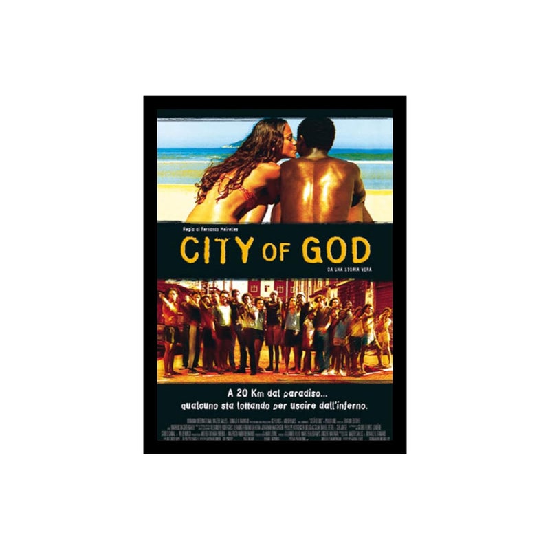 BLINKART BLINKART Aesthetic City of God 2002 Movie Photo Frame Album Poster Wall Art Print Decor Perfect For Home Bedroom Living Room Bedroom Home Office Study Room12 18 Inches  - Image 1