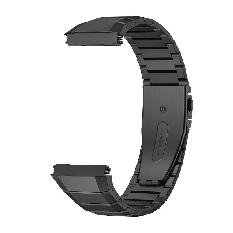 erorex For Huawei Watch Gt5 Pro 46Mm Bamboo Jump Buckle Titanium Alloy Watch Band(Black) - Image 2