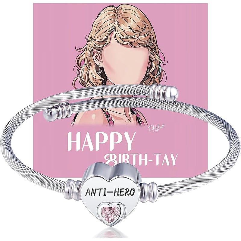 رونلنا Taylor Merch Bracelet Gifts For Women Fans Her Daughter Cute Bracelets 1989 Love Bracelets - Image 1