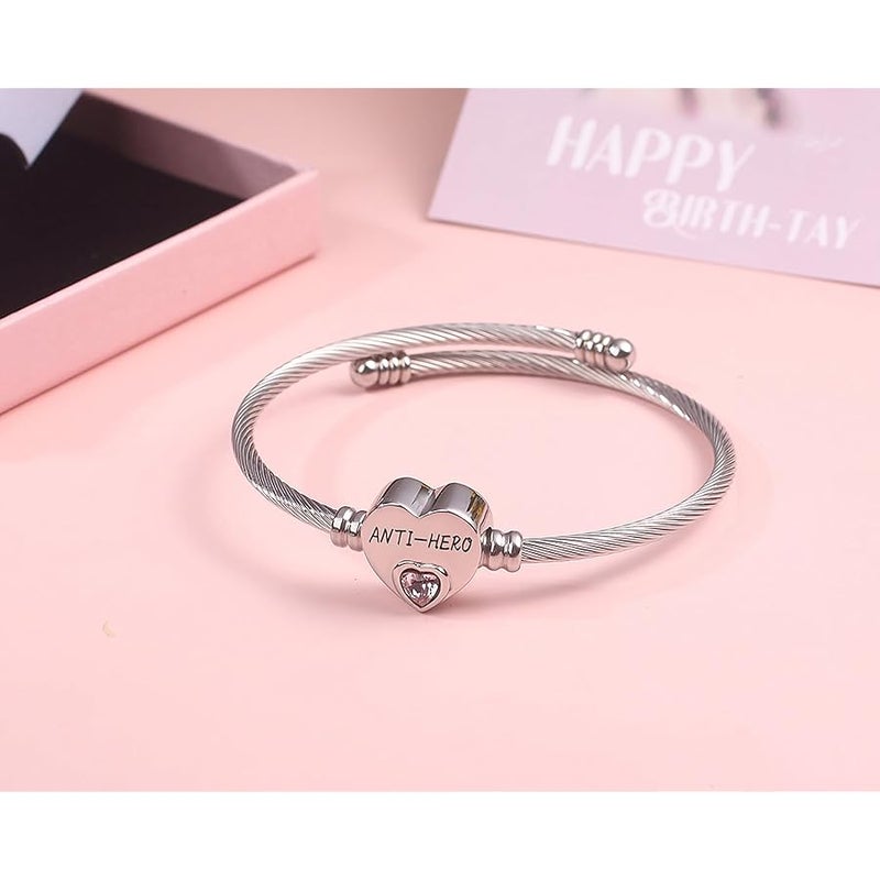 رونلنا Taylor Merch Bracelet Gifts For Women Fans Her Daughter Cute Bracelets 1989 Love Bracelets - Image 5