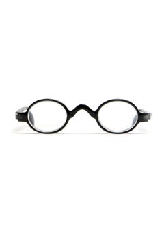 Calabria R314/R501S Vintage Retro Metal Reading Glasses +2.00 Black For Men & Women Designer Professor Round One Power Readers  - Image 2