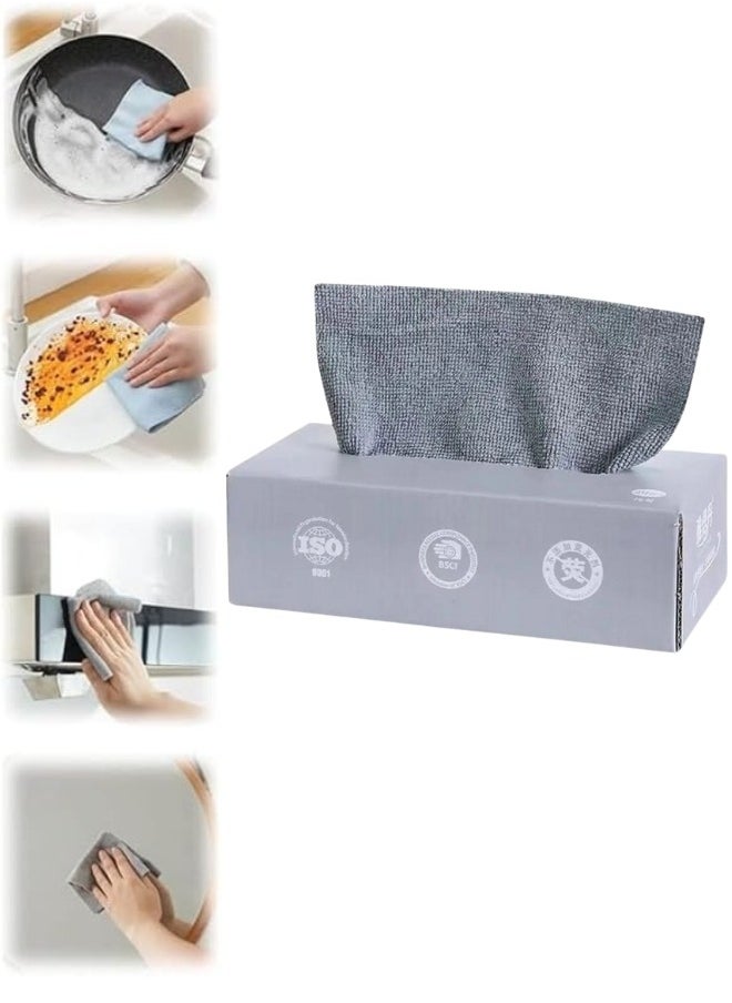 Group Tiger 20 Multi-Purpose Household and Car Cleaning Reusable Microfiber Cloths -(Rndom color)  - Image 1
