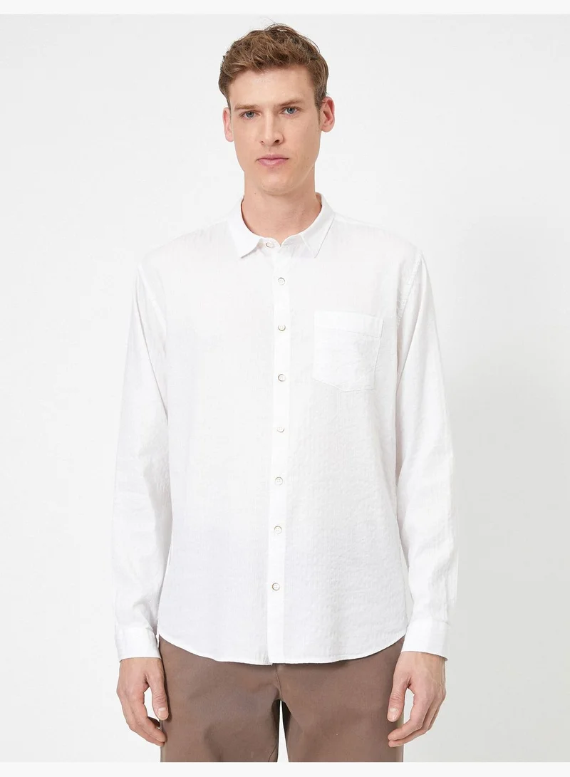 KOTON Pocket Detailed Shirt