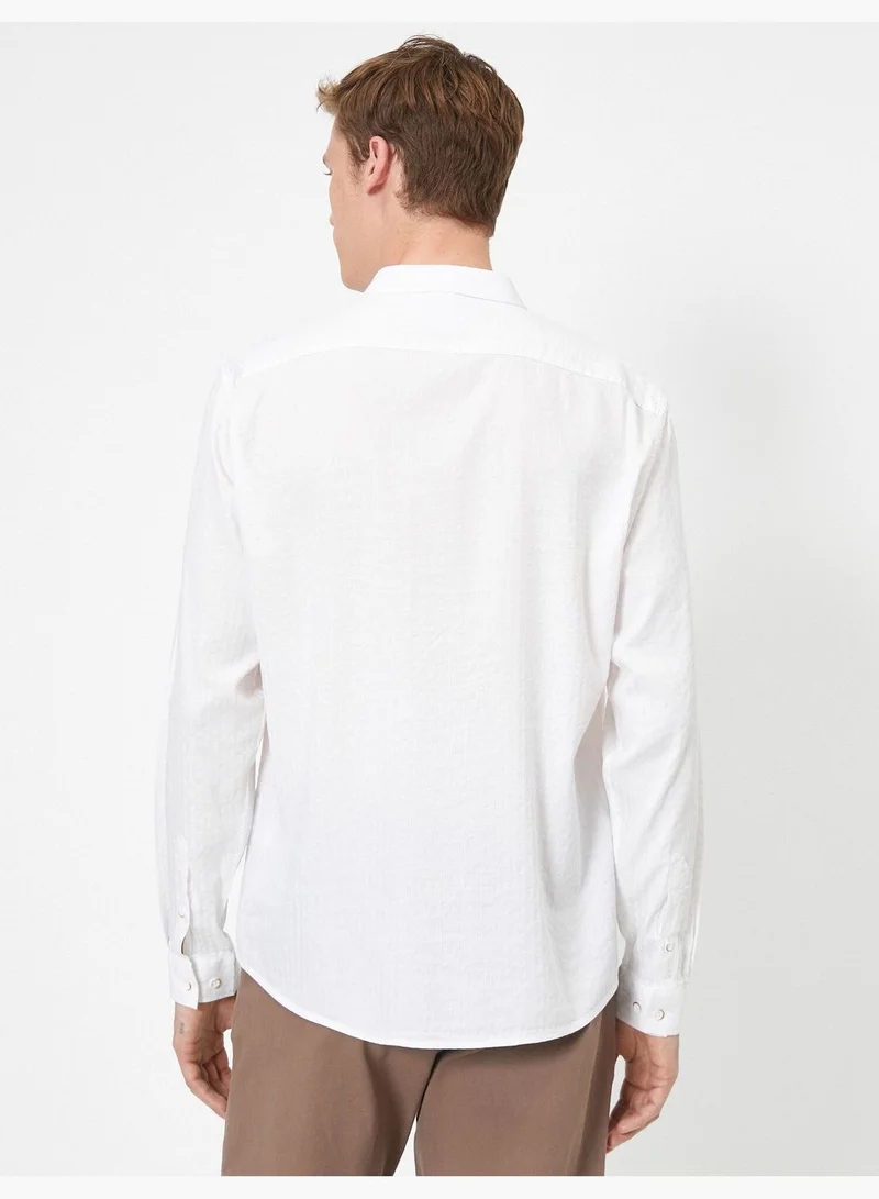 KOTON Pocket Detailed Shirt