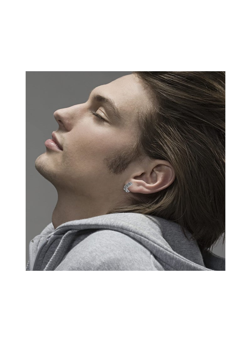 SYOSI Men's Ear Clip 9 Pairs of Hinged Hoop Earrings Non-piercing Earrings Ear Clip Fake Ear Hoops for Men and Women  - Image 2