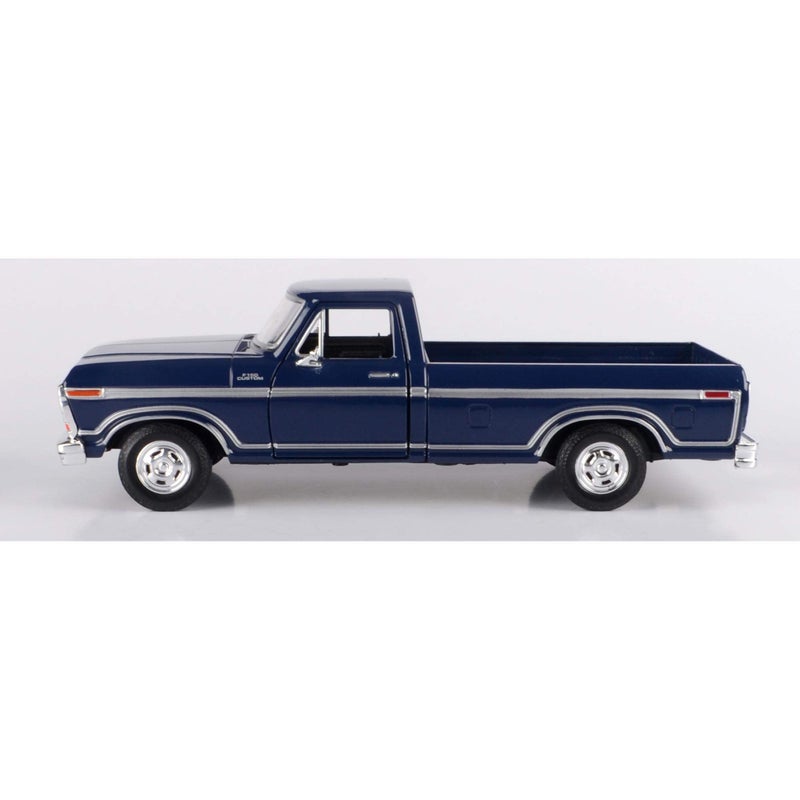 MOTORMAX 1979 فورد F-150 بيك أب شاحنة زرقاء داكنة 1/24 نموذج سيارة مصنوعة من المعدن بواسطة موتورماكس - Image 2