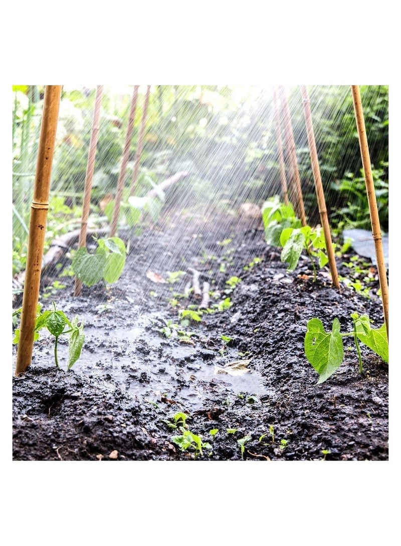 LINGWEI Natural Thick Bamboo Stick Flowers Plant Support Vine Garden Canes Decorative Poles ( 20pcs)  - Image 3