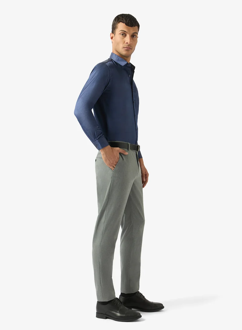 Robert Wood Mens Shirts Oxford Self Diamond Weave