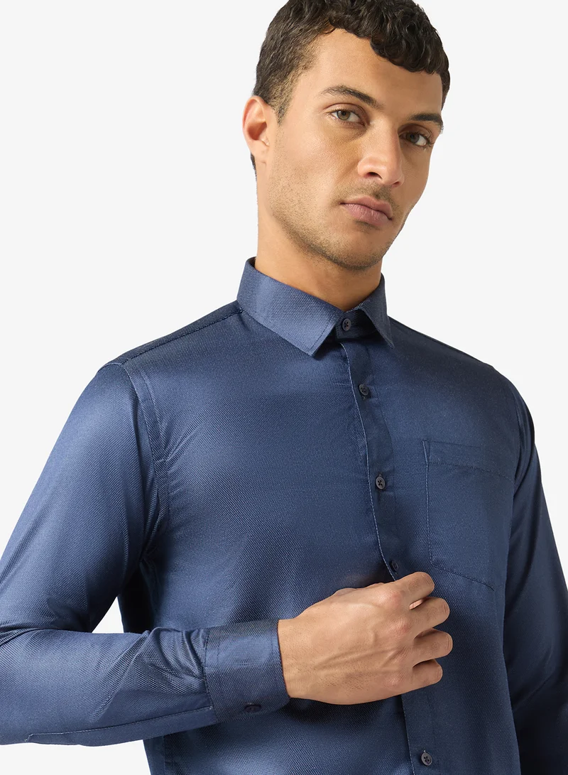 Robert Wood  Mens Shirts Oxford Self Diamond Weave for Men | Best Price UAE