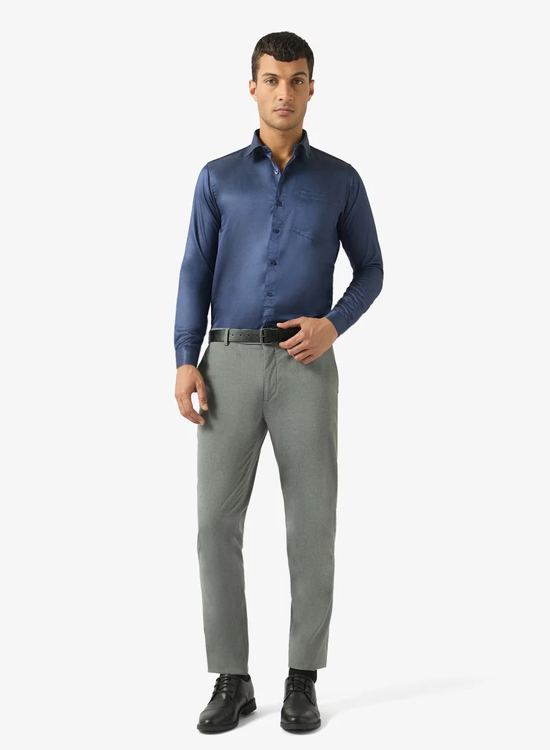 Robert Wood Mens Shirts Oxford Self Diamond Weave