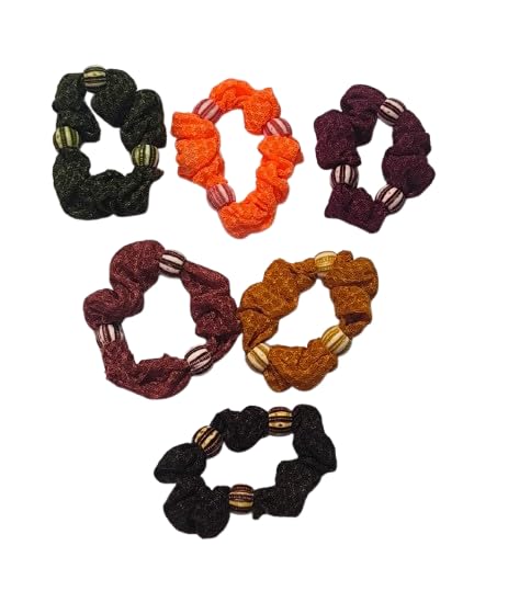 Generic VK Medium6pcs Pearl Hair Bands Hair Accessories For Women Girls Kids  - Image 2