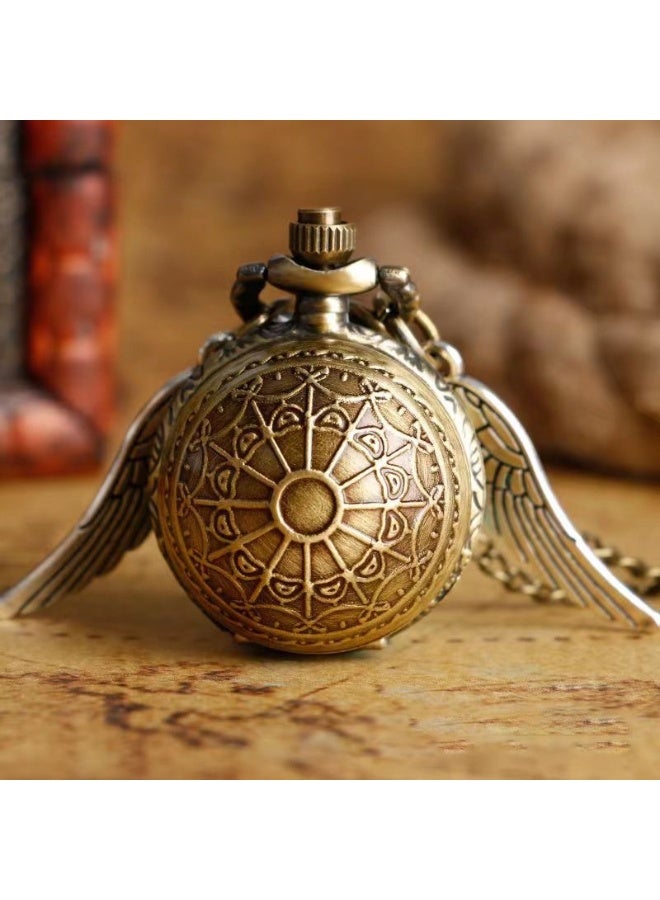 KUYING New Retro Flip Pendant Commemorative Watch 