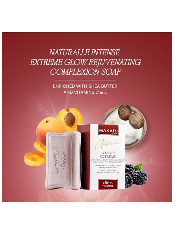 MAKARI Naturalle Intense Extreme Skin Lightening 7oz Bar with Shea Butter & SPF 15 - Anti-Aging Cleansing Treatment Soap - Image 4