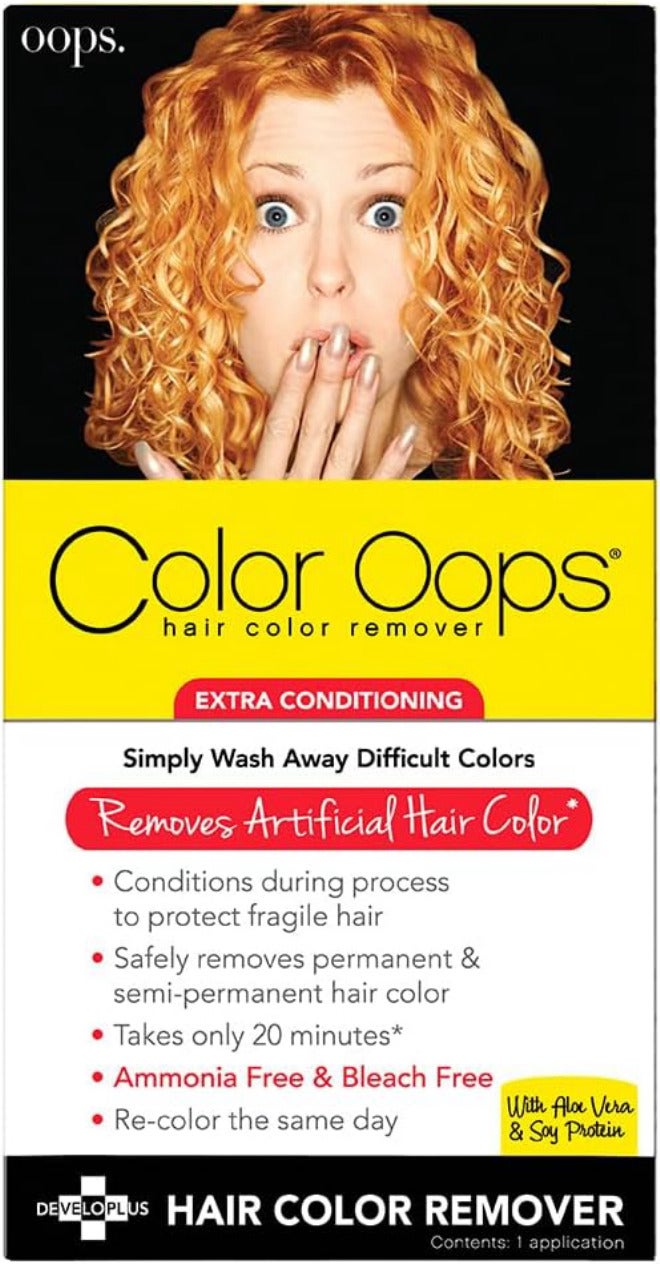 Color Oops Extra Conditioning Hair Color Remover - Removes Direct/Permanent Dyes - Image 1