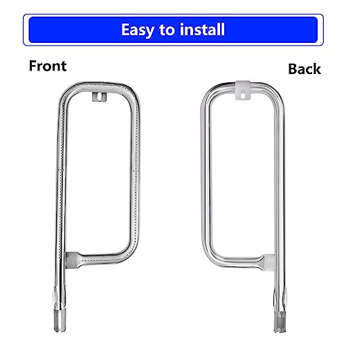 CANDANA Burner for Weber Q100, Q120, Q1000, Q1200, Baby Q Gas Grill, 17inch 304 Stainless Steel Burner Tube 386001, 386002, 516002, 516001, 50060001, 51060001 Replacement Part 69957, 41657 60040 - Image 4