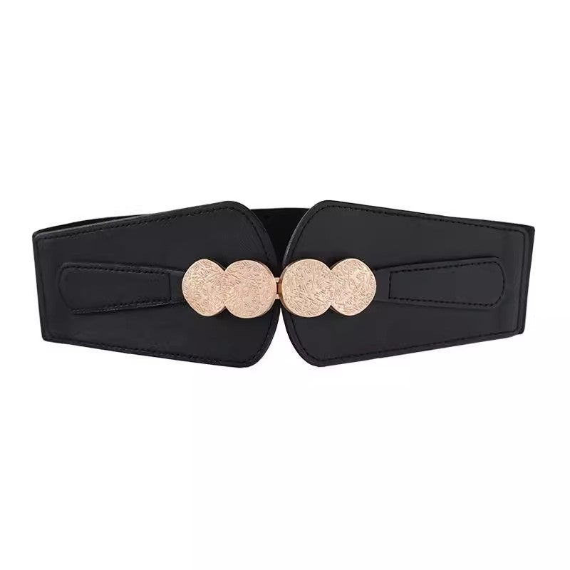 Women's Elastic PU Leather Waist Belt - Image 5