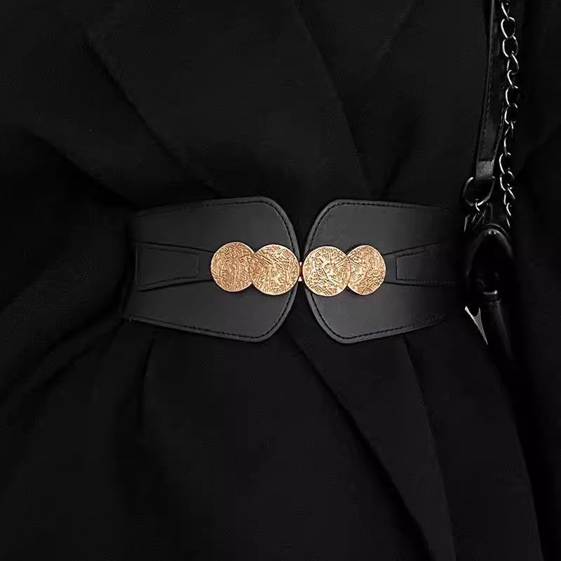 Women's Elastic PU Leather Waist Belt - Image 4