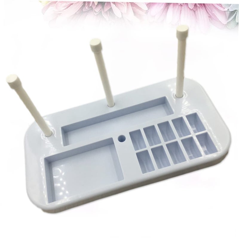 Pink Thread Rack Organizer For Serger Quilting Embroidery Floss And Sewing Supplies Storage - Image 4