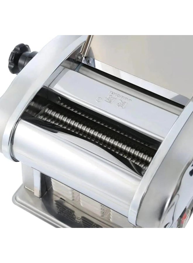 DENX DX3220 Electric Pasta Machine 130W – Stainless Steel Automatic Noodle Maker, Adjustable 1–4 mm Dough Thickness, Non‑Slip Base, Waterproof Switch - Image 5