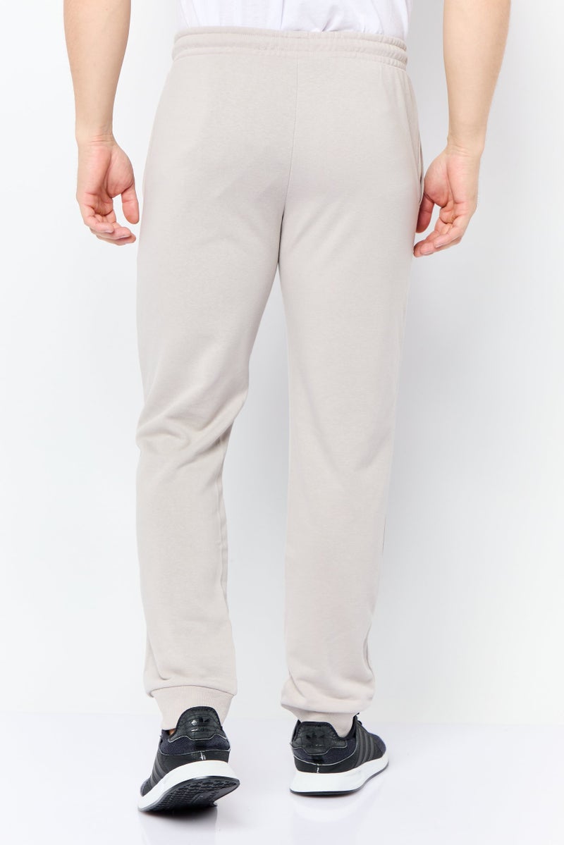 TapouT Men Regular Fit Drawstring Brand Logo Jogger Pants, Grey  - Image 4