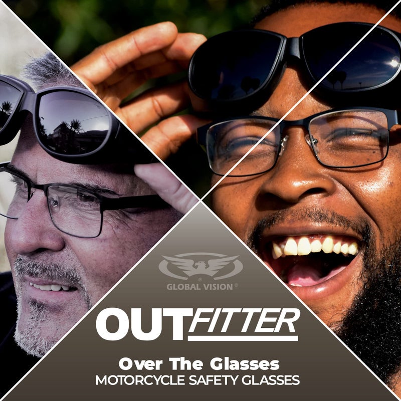 Global Vision Outfitter Padded Motorcycle Fit-Over Glasses - Image 3